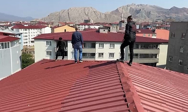Ağrı'nın Doğubayazıt ilçesinde dramatik intihar girişimi