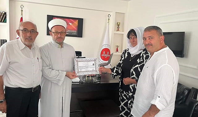 Almanya uyruklu bir kadın Sinop'ta Müslüman oldu