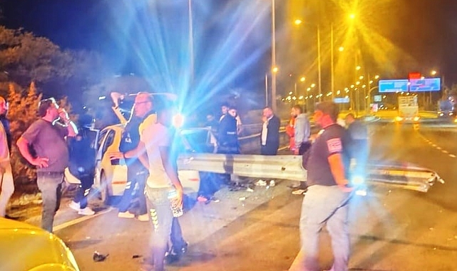Bariyerlere ok gibi saplandı