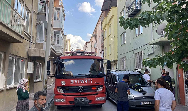Burdur'da yaşlı kadının yaşadığı evde çamaşır makinesinde yangın çıktı