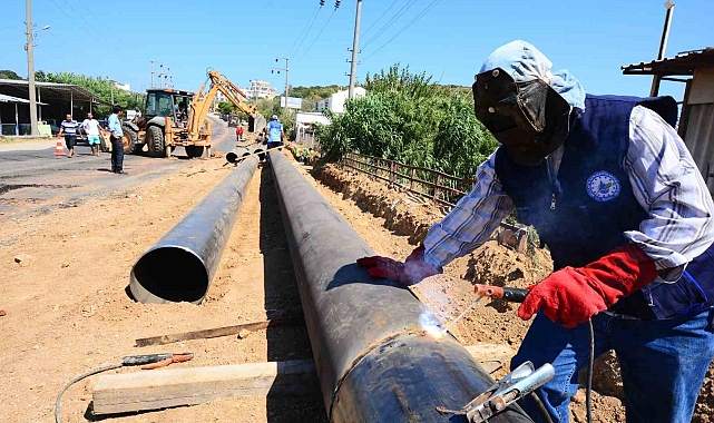 Datça'ya bu yıl 31 bin metre yeni hat yapıldı
