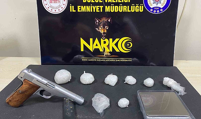 Düzce'de uyuşturucu satıcısı tutuklandı