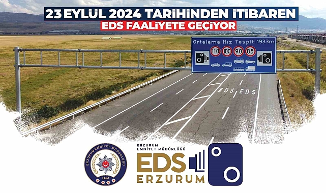 Erzurum'da 15 güzergahta EDS faaliyete geçiyor
