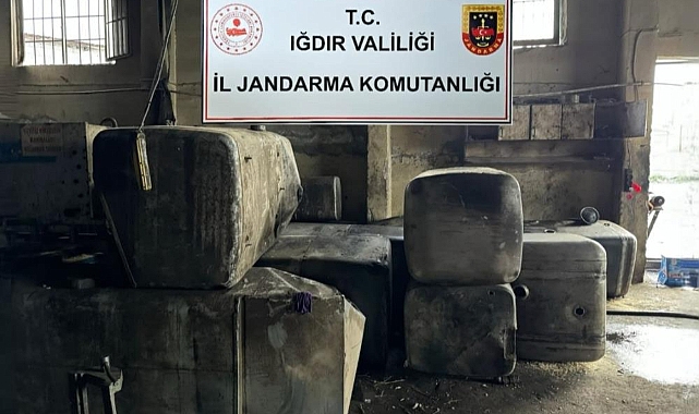 Iğdır'da akaryakıt kaçakçılığı yaptığı tespit edilen iki şüpheli yakalandı