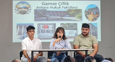 Iğdır'da YKS sınavında derece yapan öğrenciler tecrübelerini sınava girecek öğrencilere aktardı