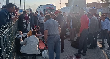 Iğdır kavşağında trafik kazası, 9 yaralı!