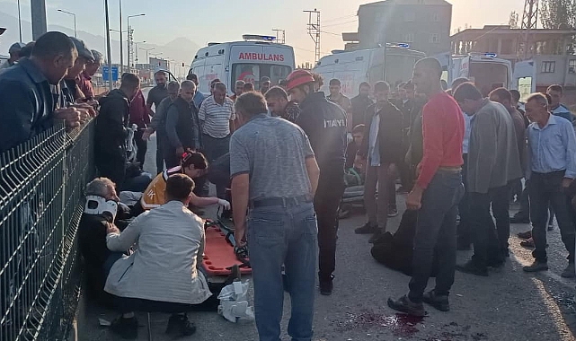 Iğdır kavşağında trafik kazası, 9 yaralı!