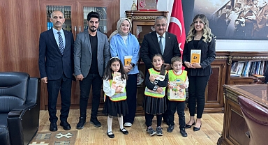 Minik öğrencilerden Iğdır Müftülüğüne ziyaret