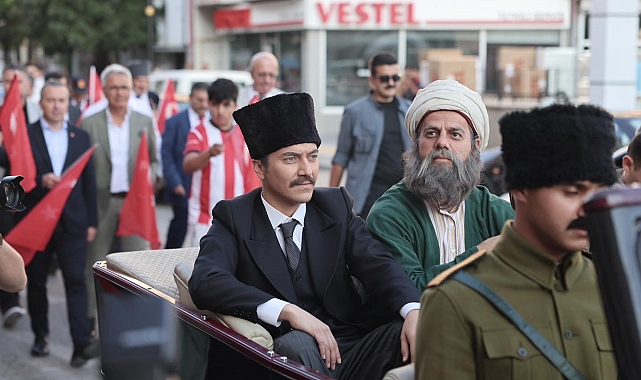 Mustafa Kemal Atatürk'ün Sivas'a gelişi temsili olarak canlandırıldı
