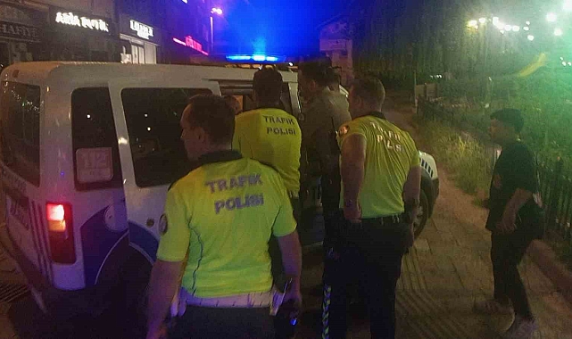 Polisten kaçan sürücü, ekipler tarafından durdurularak karakola götürüldü