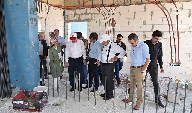 Remzi Ertek, yeni hizmet binasının inşaatındaki son durumla ilgili açıklama yaptı