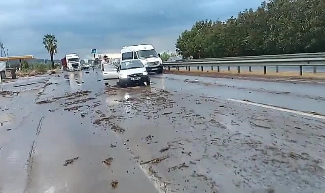 Sağanak yağış kazaya neden oldu