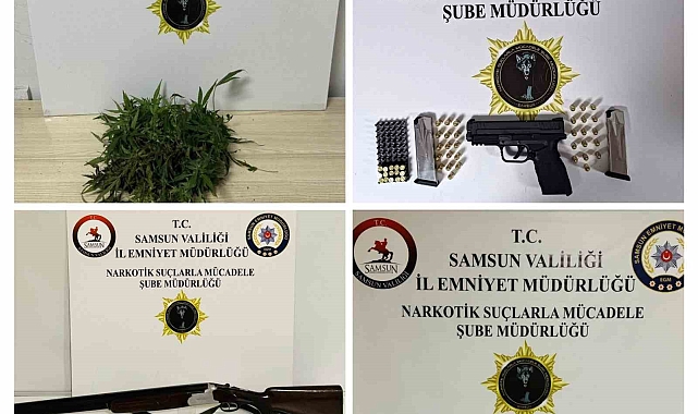 Samsun'da düzenlenen uyuşturucu operasyonunda 4 kişi gözaltına alındı