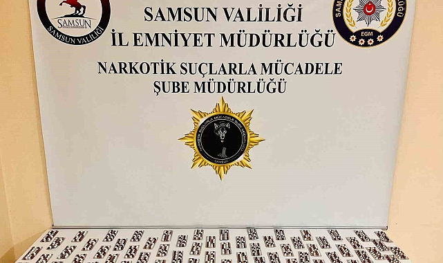 Samsun'da uyuşturucu operasyonunda 2 kişi gözaltına alındı