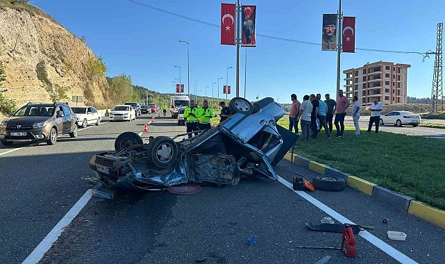 Tofaş marka otomobil hurdaya döndü