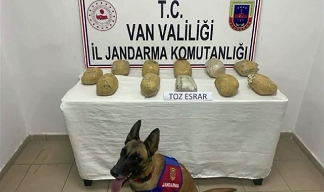 Van'da 14 kilo uyuşturucu madde ele geçirildi
