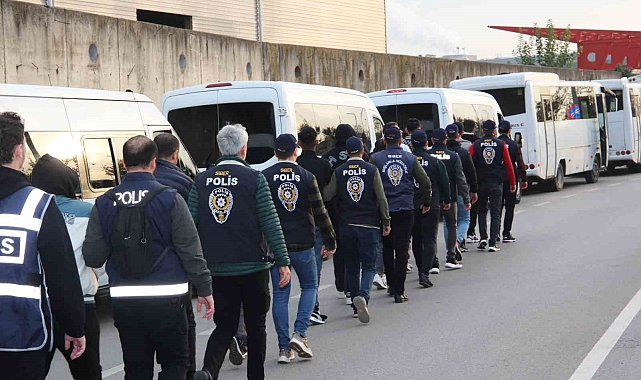 14 ilde düzenlenen eş zamanlı operasyonda 51 şüpheli yakalandı