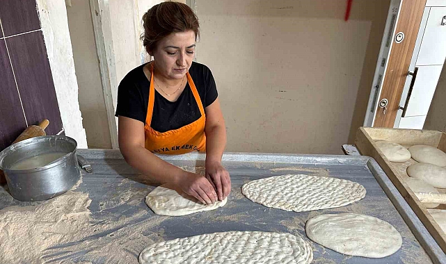 4 yıl önce kaybettiği eşinden kendisine kalan ekmek fırınının başına geçti