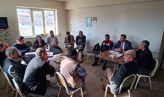42 mahallede eş zamanlı çiftçi toplantısı