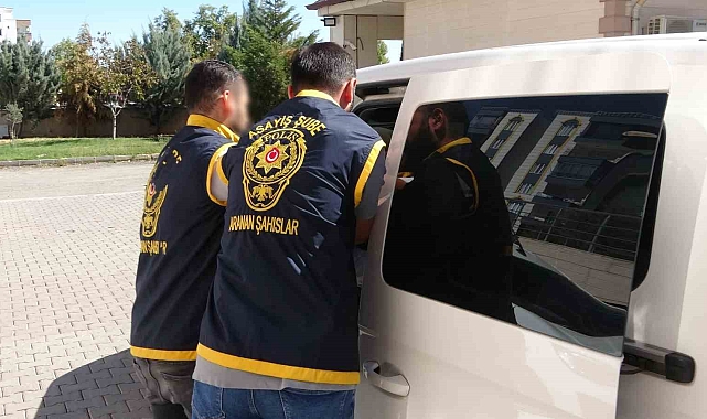 Adıyaman'da, 38 suç kaydı bulunan suç makinesi yakalandı