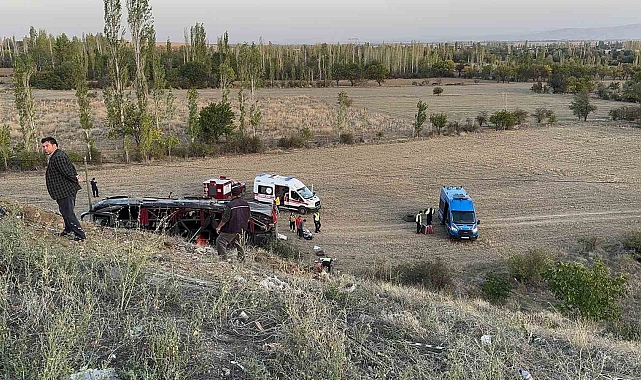 Afyonkarahisar'da otobüs kazasından acı haber geldi