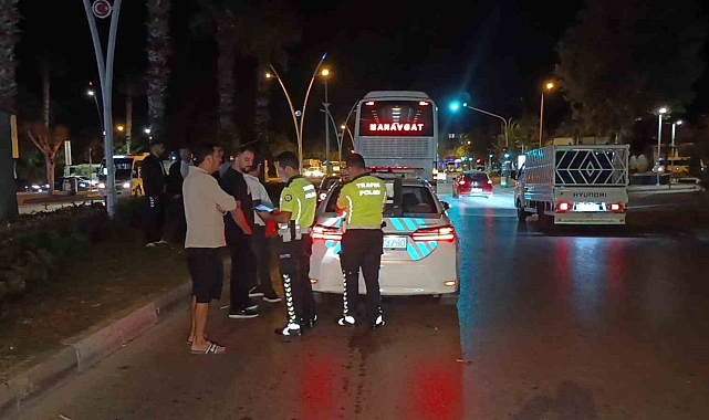Alkollü sürücü olay yerinden kaçtı, ehliyetine el konuldu