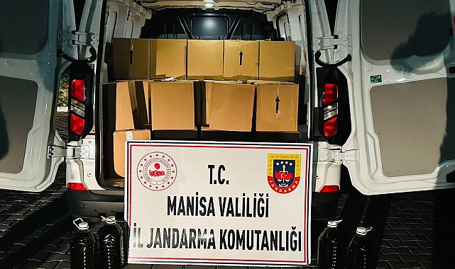 Bir ticari araçta yapılan aramada, piyasa değeri 3 milyon olan sahte zeytinyağı ele geçirildi