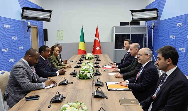Cumhurbaşkanı Erdoğan, Kongo Cumhuriyeti Devlet Başkanı Nguesso İle Görüştü