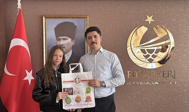 Dereceye giren sporcuları makamında ağırlandı