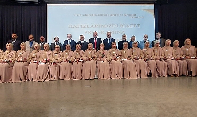 Erzurum'da hafızlık icazet merasimi düzenlendi