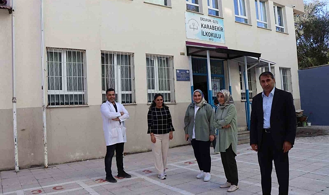 Erzurum'un Oltu ilçesinde bulunan Karabekir İlkokulu, büyük bir başarıya imza attı