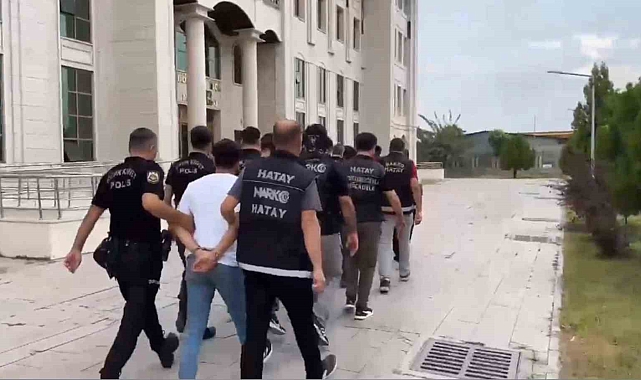 Hatay'da torbacı operasyonunda 7 kişi tutuklandı