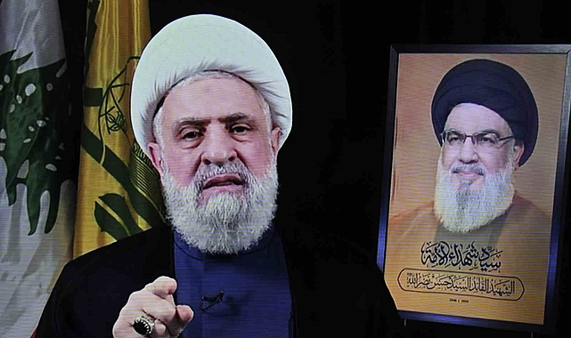 Hizbullah'ın yeni lideri Kasım'dan ilk açıklama: "Nihai zafer bizim olacak"