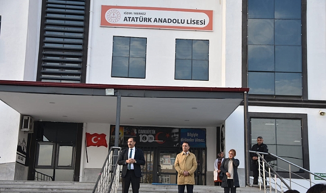 Iğdır Milli Eğitim Müdürü Gün’den Atatürk Anadolu Lisesine ziyaret