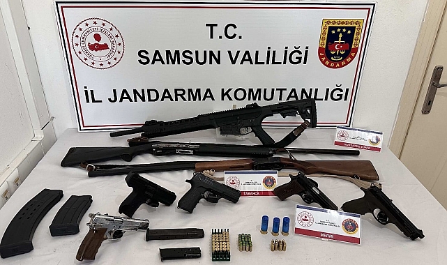 Kaçak silah operasyonunda 7 kişi gözaltına alındı