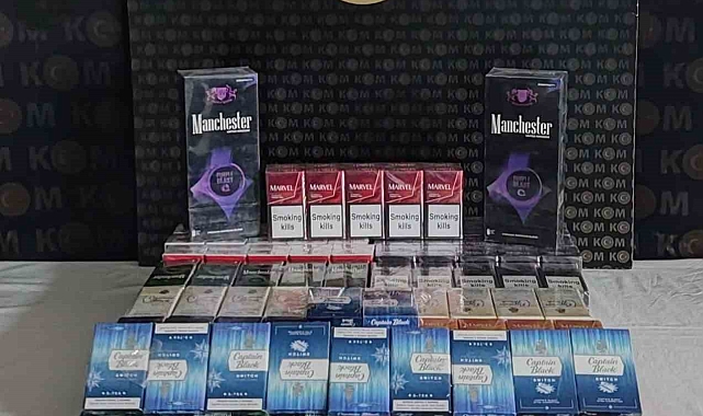 Kastamonu'da düzenlenen operasyonda 280 paket kaçak sigara ele geçirildi