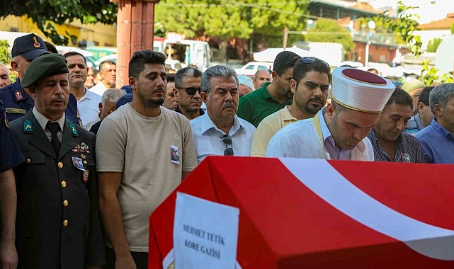 Kore Gazisi Tetik son yolculuğuna uğurlandı