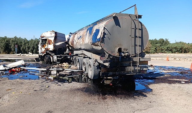 Litrelerce ham petrol yola döküldü