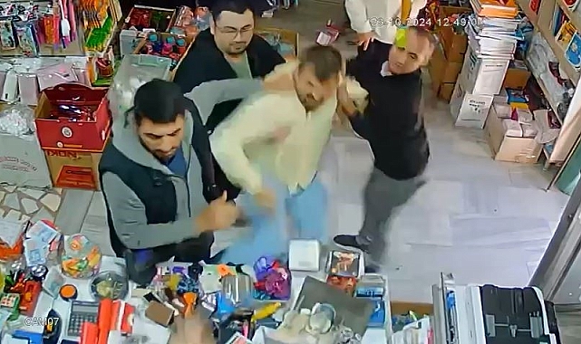 'Maytap' kavgası kamerada