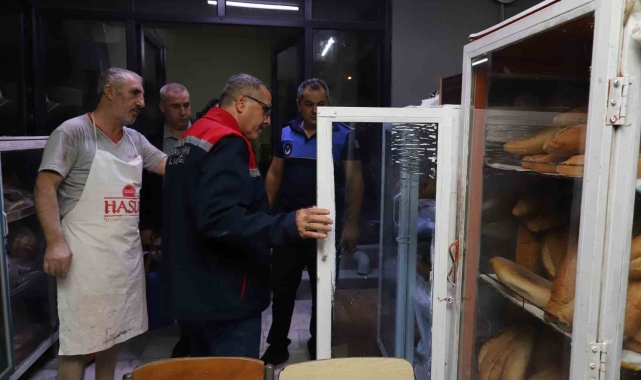 Nazilli'de fırınlar denetlendi