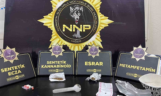 Niğde'de düzenlenen uyuşturucu operasyonunda 3 kişi tutuklandı