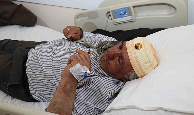 Oltu'nun sevilen simalarından Yunus Taşkın'a yapılan çirkin saldırıda Oltu halkı harekete geçti