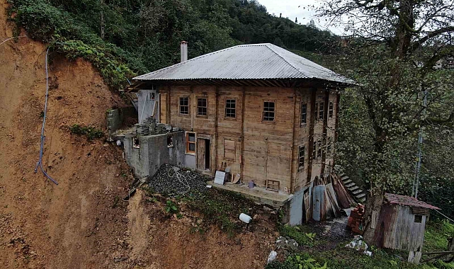 Rize'de 15 ev tedbir amaçlı boşaltıldı