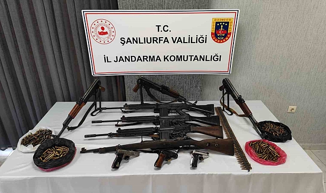 Şanlıurfa'da silah kaçakçılığı operasyonunda 3 kişi gözaltına alındı