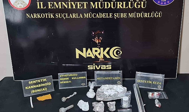 Sivas'ta uyuşturucu operasyonunda 5 kişi tutuklandı