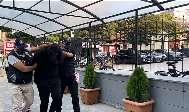 Sosyal medya platformlarından uygunsuz videoları yayılan şüpheli adliyeye sevk edildi