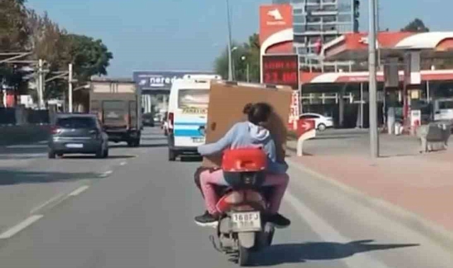 Tehlikeli yolculuk kamerada