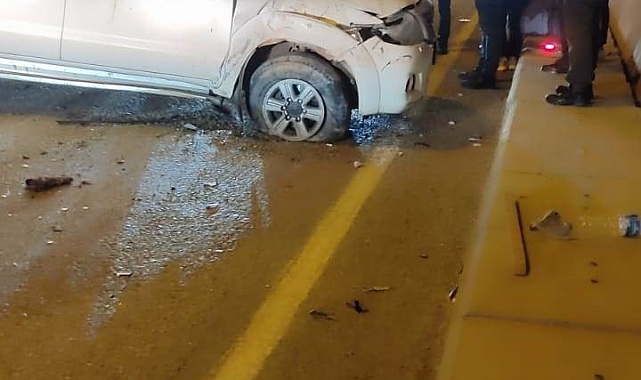 Tünel içinde trafik kazası: