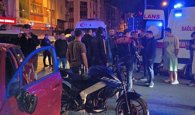 Yağışlı hava kazaya neden oldu
