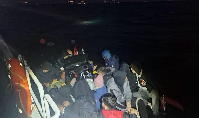 12'si çocuk 27 düzensiz göçmen yakalandı